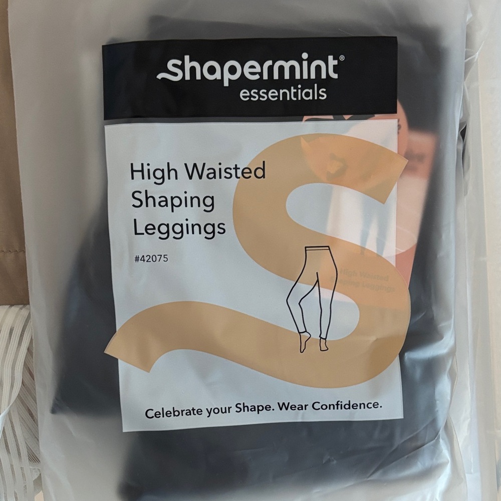 Shapermint Essentials Black High Waisted, shaping Leggings